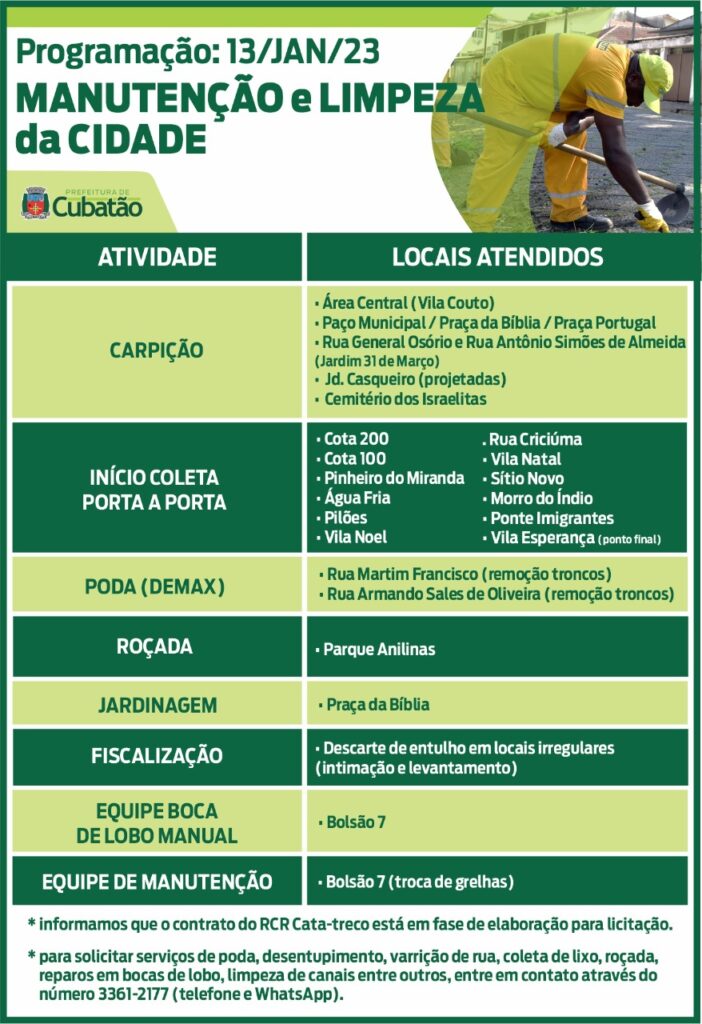 manutenção