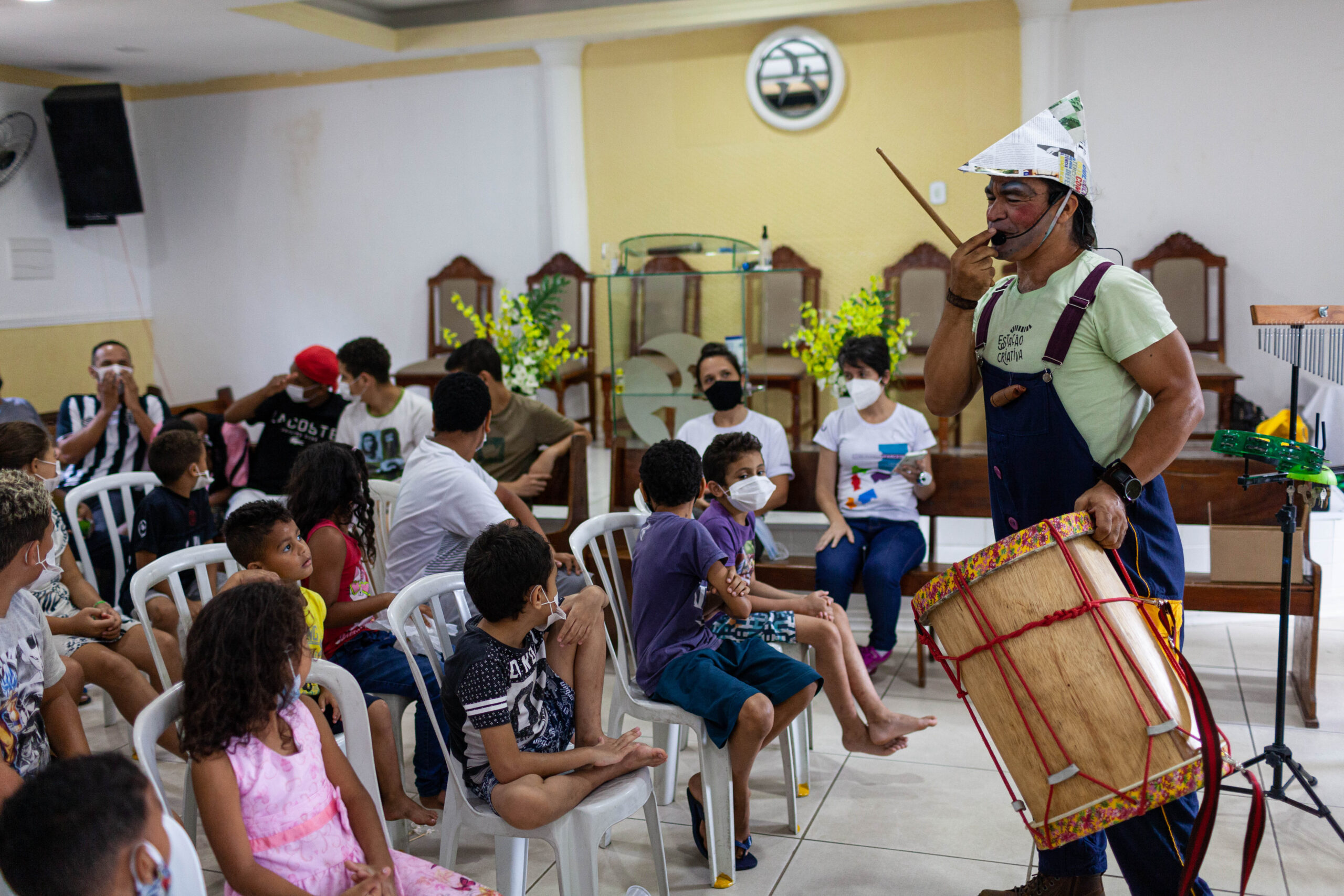 CUBATÃO, BRASIL, 04-12-2021: Ações da Comunidade Parceira, em Cubatão, realizado na Comunidade Mantiqueira, pelo Instituto Usiminas. (Foto: Fred Chalub & Sirley Franco)
