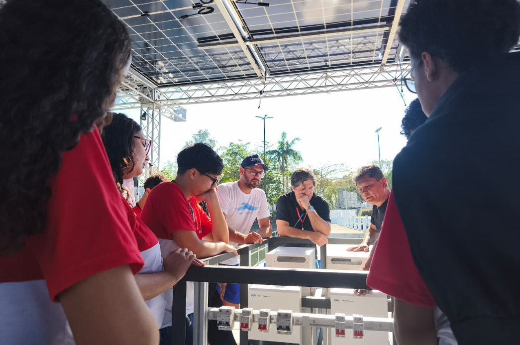 Destaque alunos visita Senai barco-escola